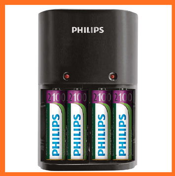 Зарядний пристрій+ акумулятори 4X 2100MAH Philips 05103 фото