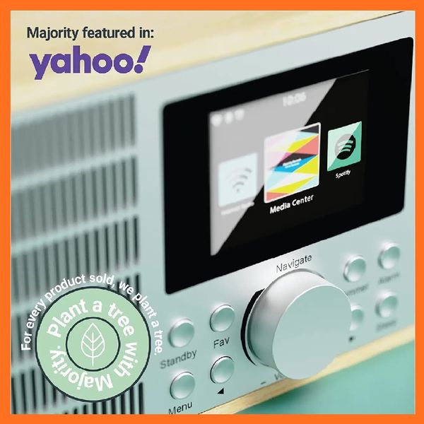 Интернет-радио Majority Peterhouse Graduate (Wi-Fi с Bluetooth, потоковой передачей Spotify Connect) 07233 фото